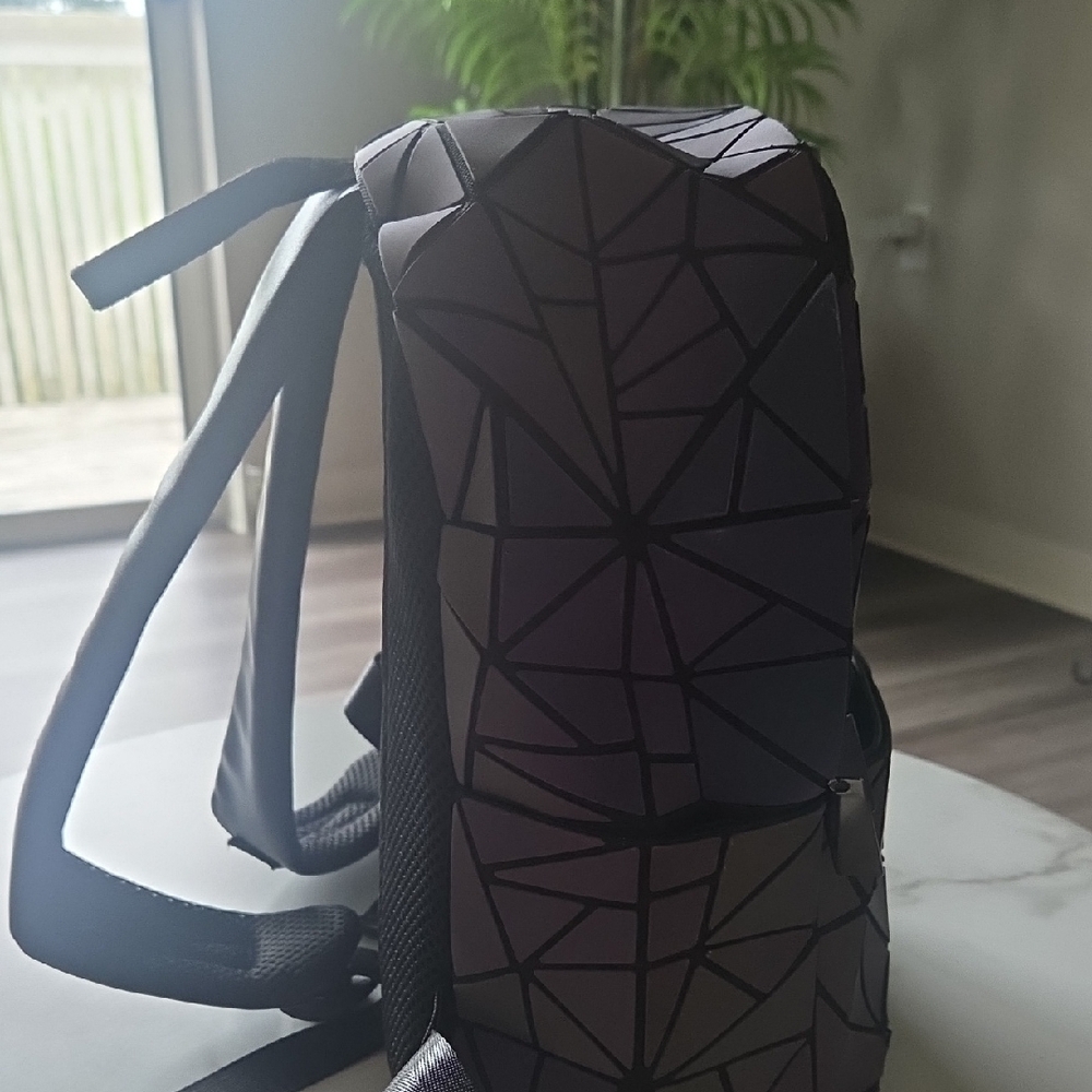 Geometric Pattern Backpack - image 3